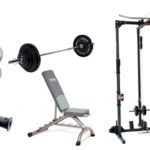 York Barbell Basic Training Cage With Free Weight System