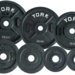25 kg York Calibrated Olympic Plate - Black