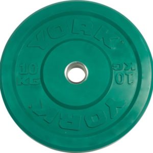 YORK USA 10 lb Green Rubber Training Bumper Plate
