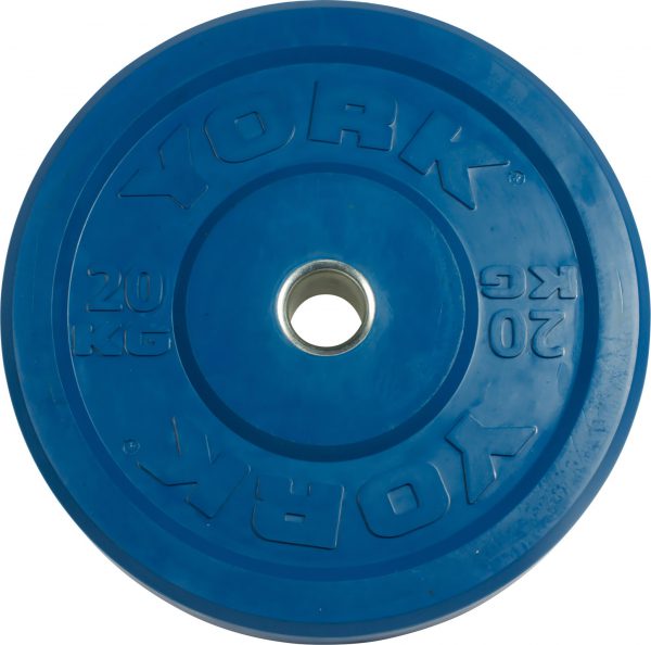 YORK USA 35 lb Blue Rubber Training Bumper Plate
