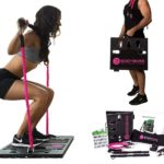 Bodyboss Home Gym 2.0 – Full Portable Gym Home Workout Package + 1 Set Of Resistance Bands – Pink