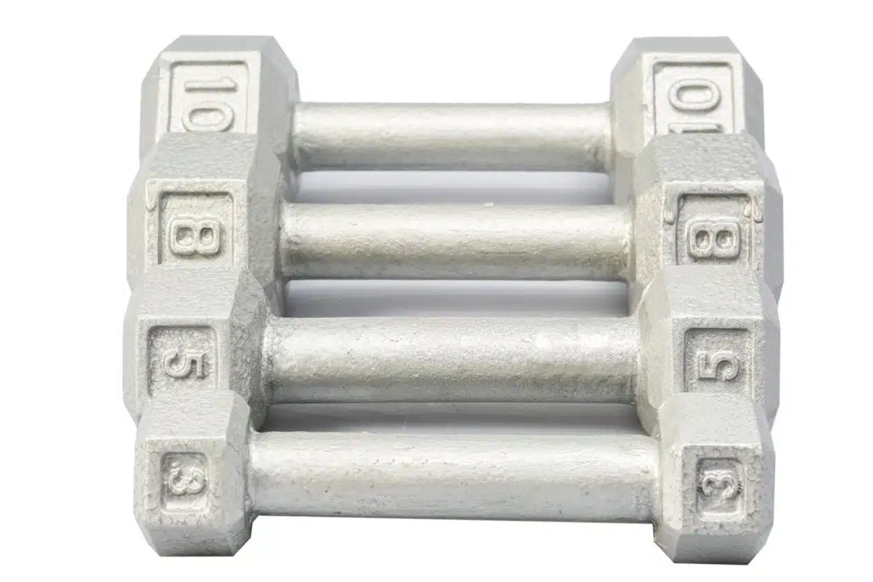 YORK Barbell Cast Iron Hex Dumbbell 3lbs-80lbs