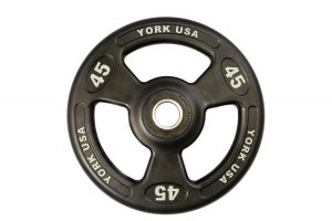 2.5 lb YORK "ISO-Grip" Urethane Plate - Black