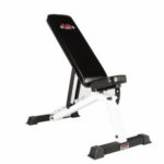 FT Flat-to-Incline Utility Bench White Frame/Black Upholstery