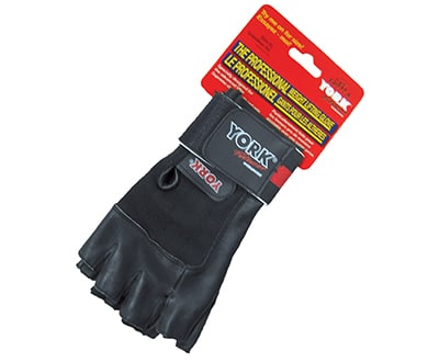 YORK Vented Back Fitness Glove Small