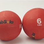 Ab Solo Medicine Ball 6 Lbs Red Set Of Two