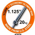 York Barbell 7′ Olympic Bar For Olympic Steel Sleeves