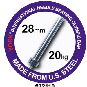 North American Men's Needle Bearing Olympic Training Bar - 28 mm