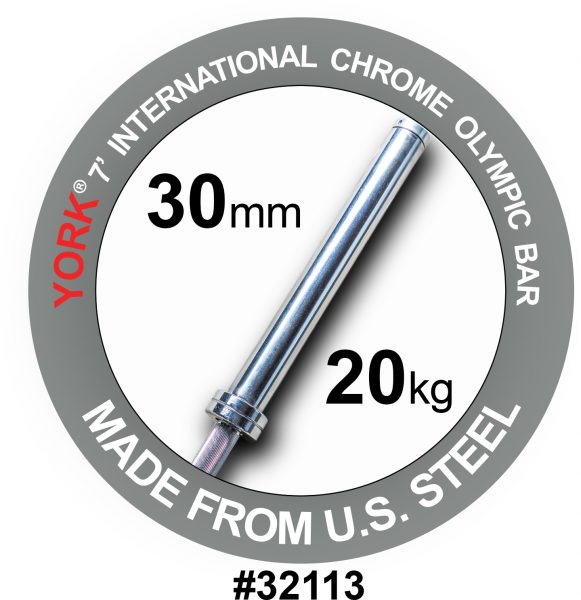 7' North American Chrome Bar 1500 lb Test - 30 mm