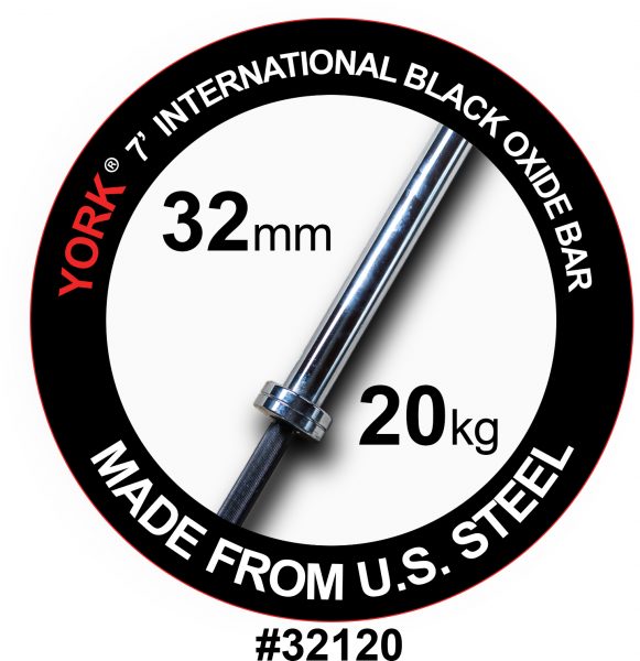 7' North American Black Oxide Bar 2000 lb Test - 32 mm