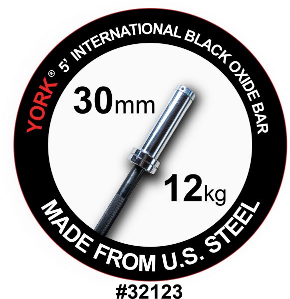 5' Int'l. Black Oxide Bar 28 mm