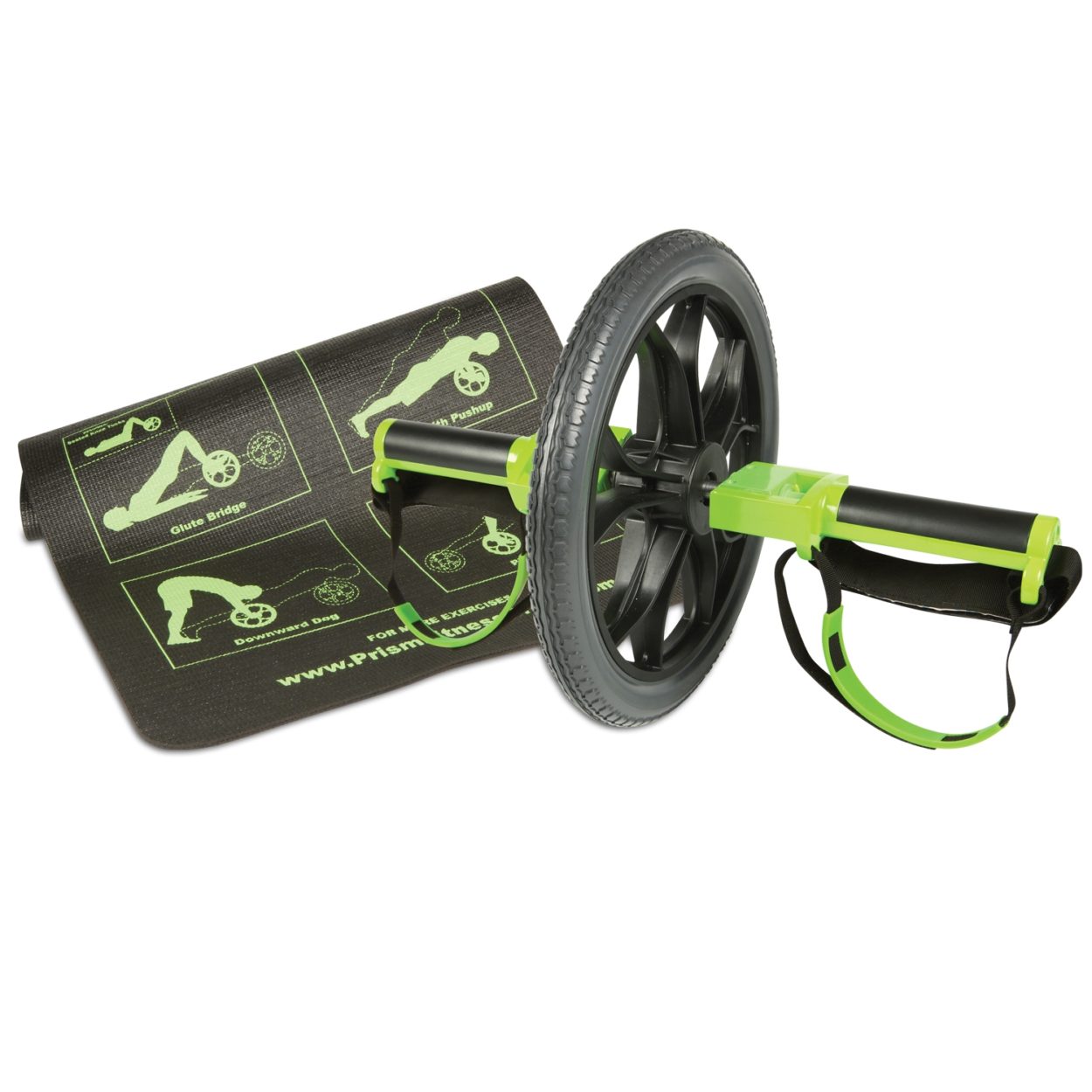 Prism Smart Self-Guided Smart Core Ab Wheel With Mat