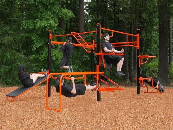 StayFIT - Push Up - Dip - Knee Raise Bars - Sit Up - Ladder - 15 Activities