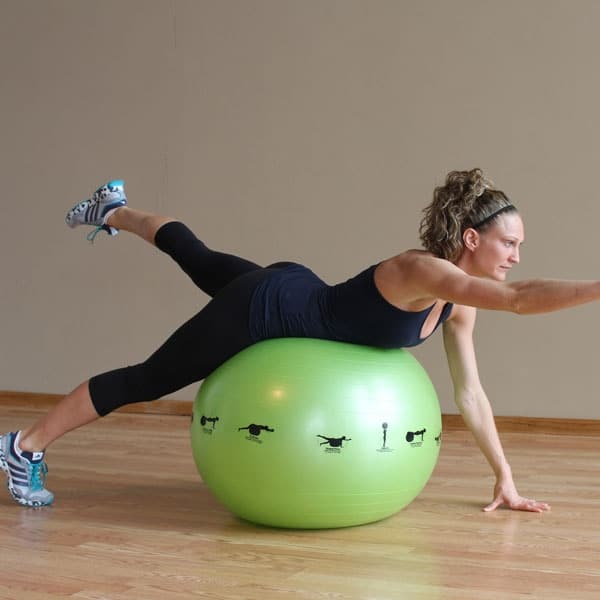 Prism Smart Self-Guided Smart Stability Ball, 65Cm (Green)
