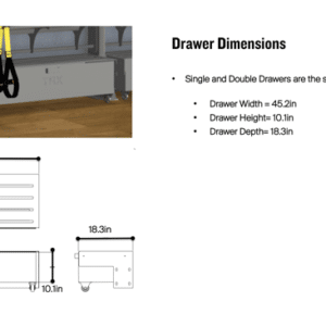 TRX Studio Line Drawer assembly