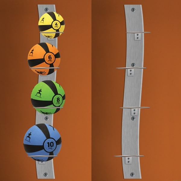 Prism Smart Wall Mounted Med Ball Rack Package