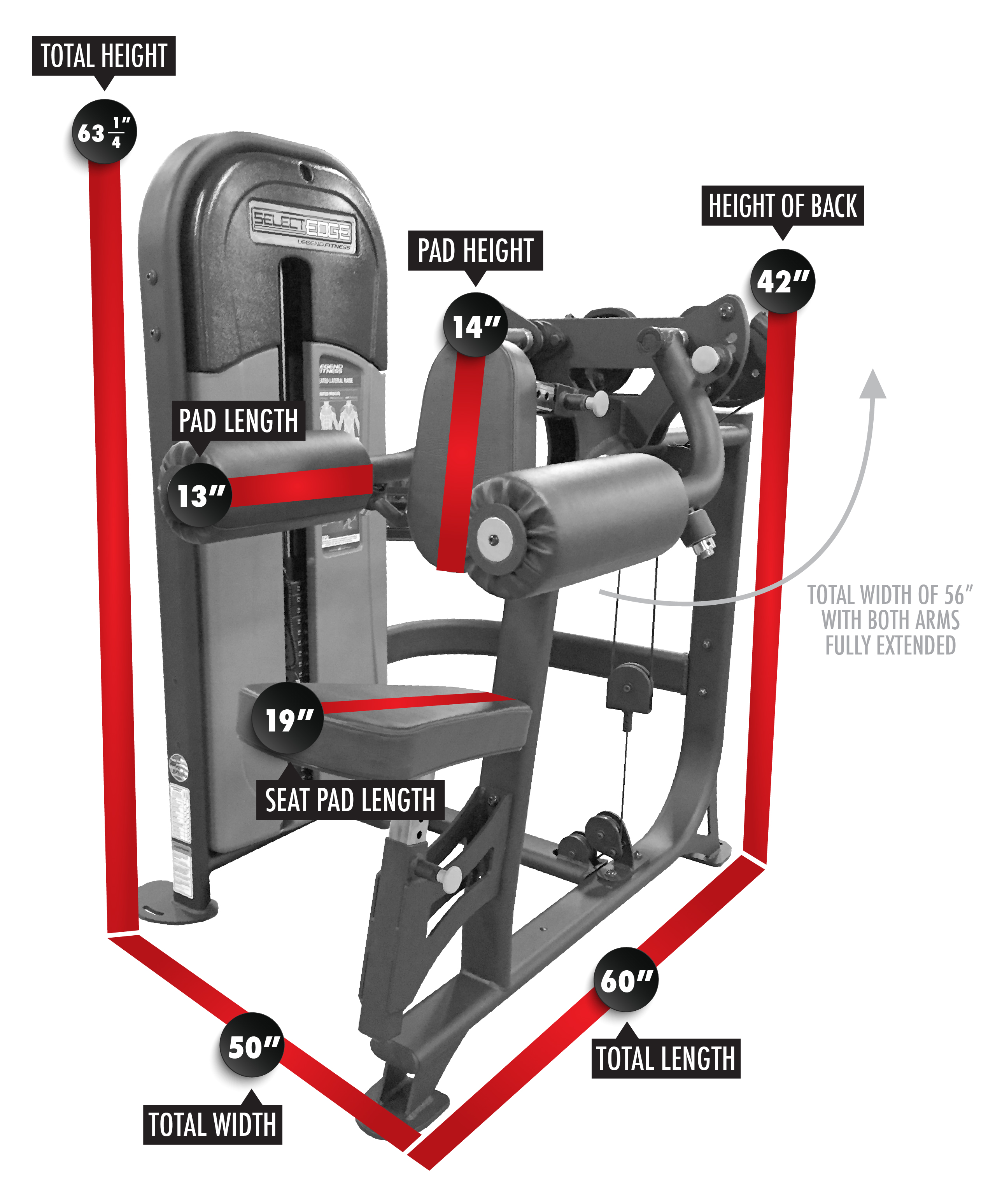 1112 SelectEDGE Seated Lateral Raise